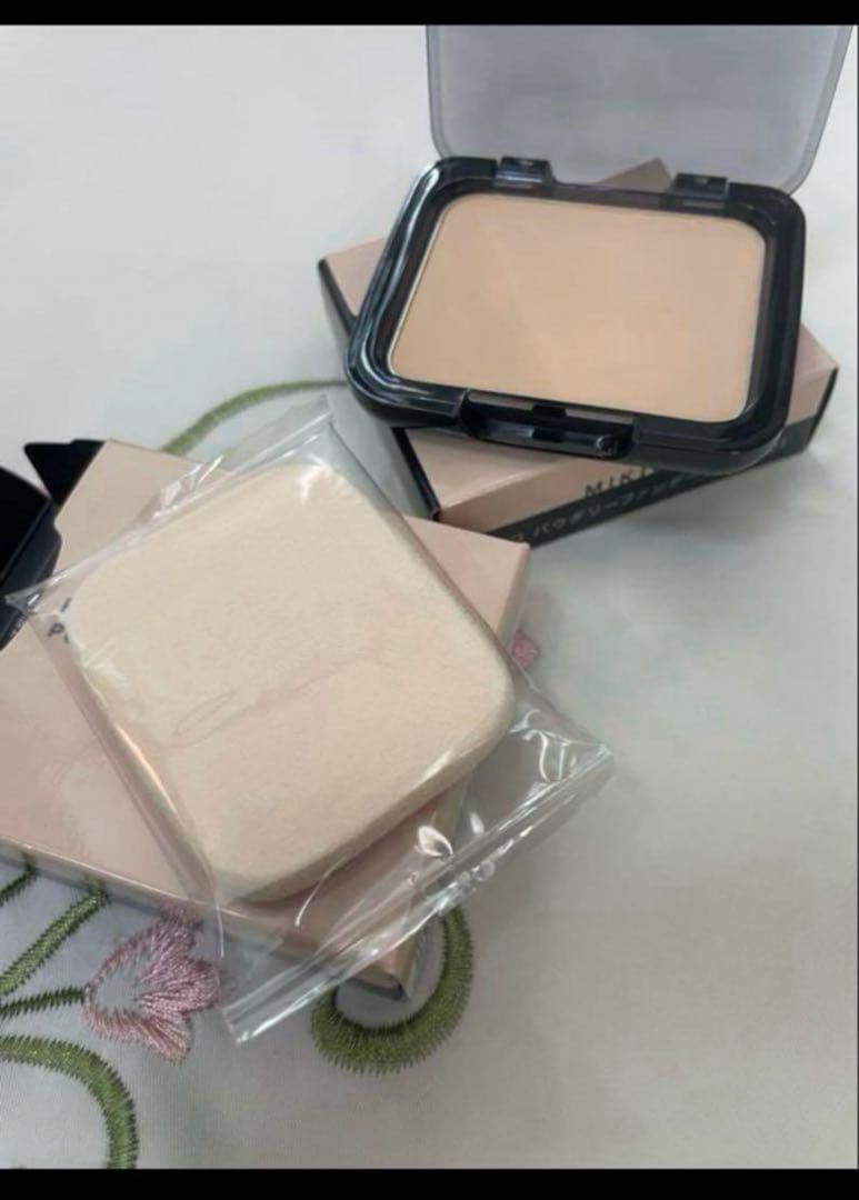 不用品　ミキコ パウダリーファンデーション P01 2個セット　ミキプルーン