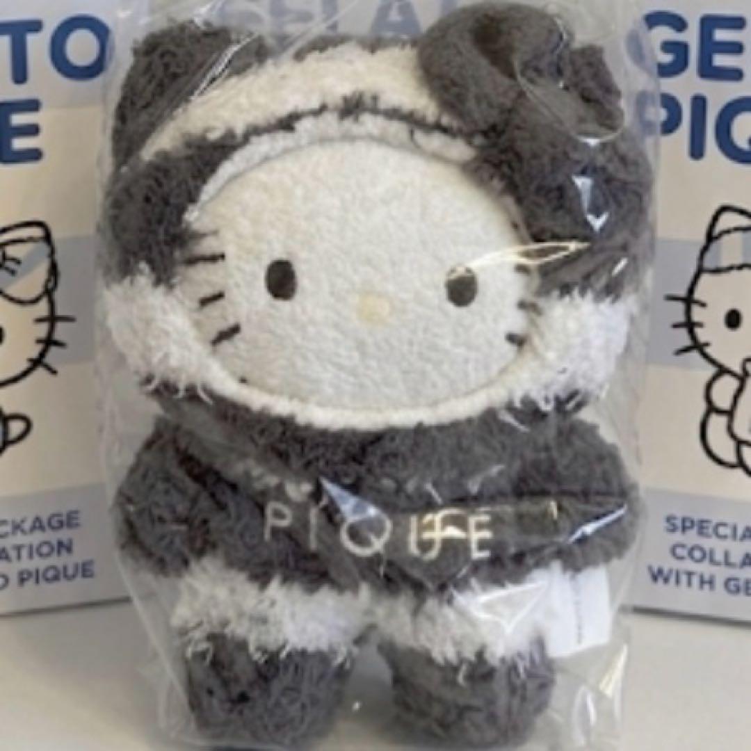 ジェラピケ もこもこ ハローキティ ぬいぐるみチャーム　シークレット