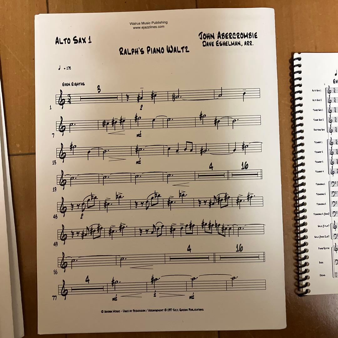 Ralph's Piano Waltz ビッグバンド中古譜面