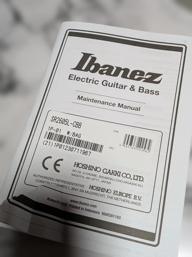Ibanez SR2605L-CBB Premium 【レフティ・5弦ベース】