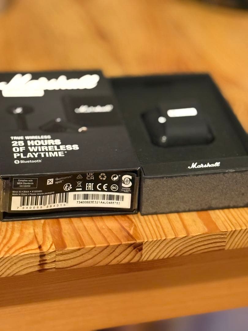 Marshall Minor III ワイヤレスイヤフォン
