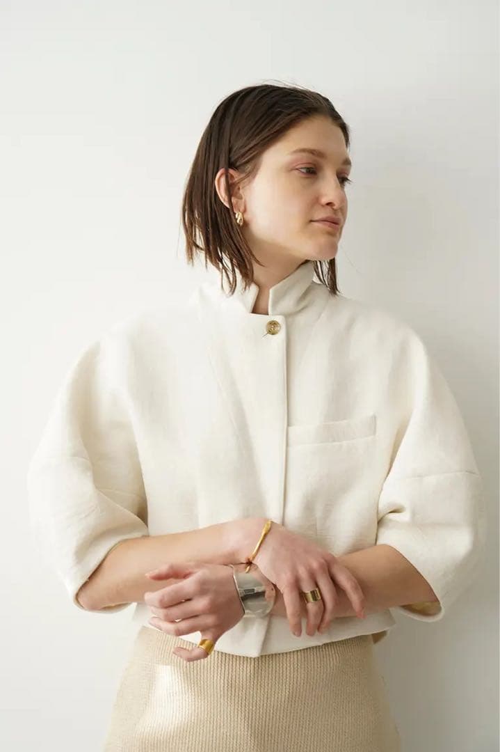 Clane クラネ　LANTERN SLEEVE JACKET