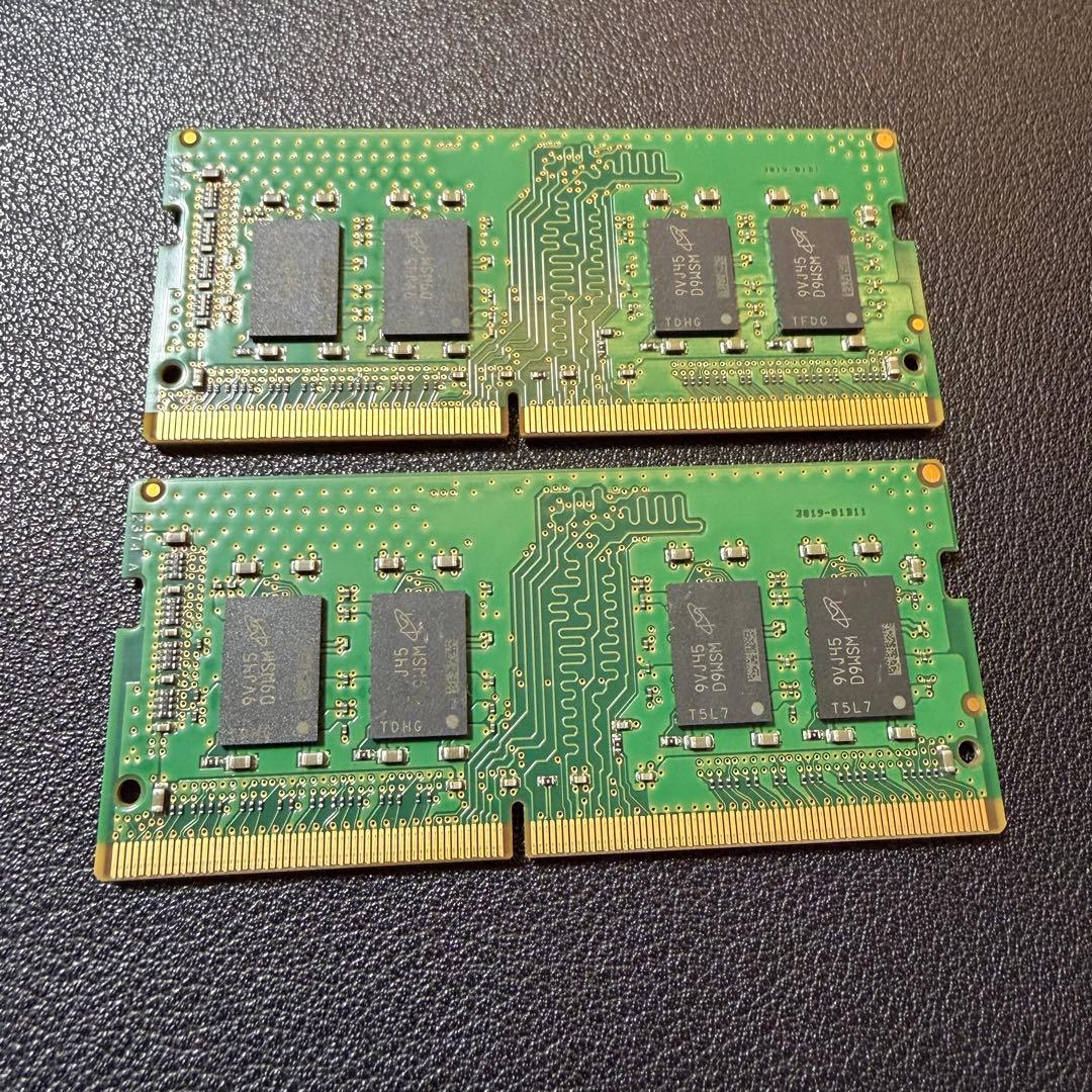 ＠*S様 Micron DDR4 16GB(8GB×2) PC4-2666