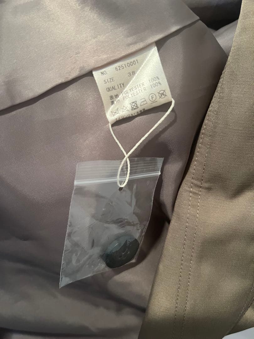 anuke Twill Soutiencollar Coat モカ 38