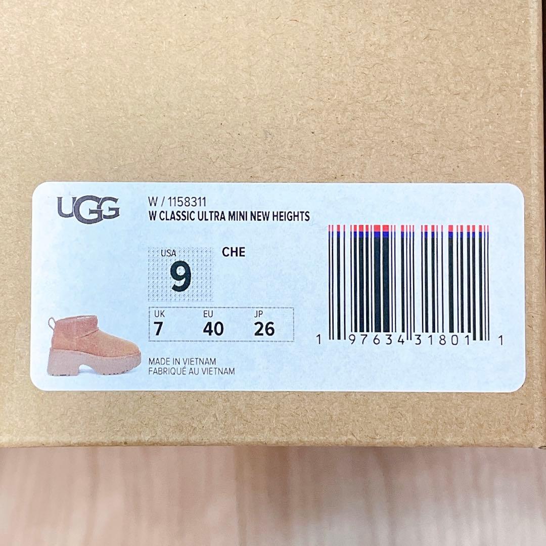 【完売品】UGG アグ クラシック ウルトラ ミニ ニューハイツ 厚底