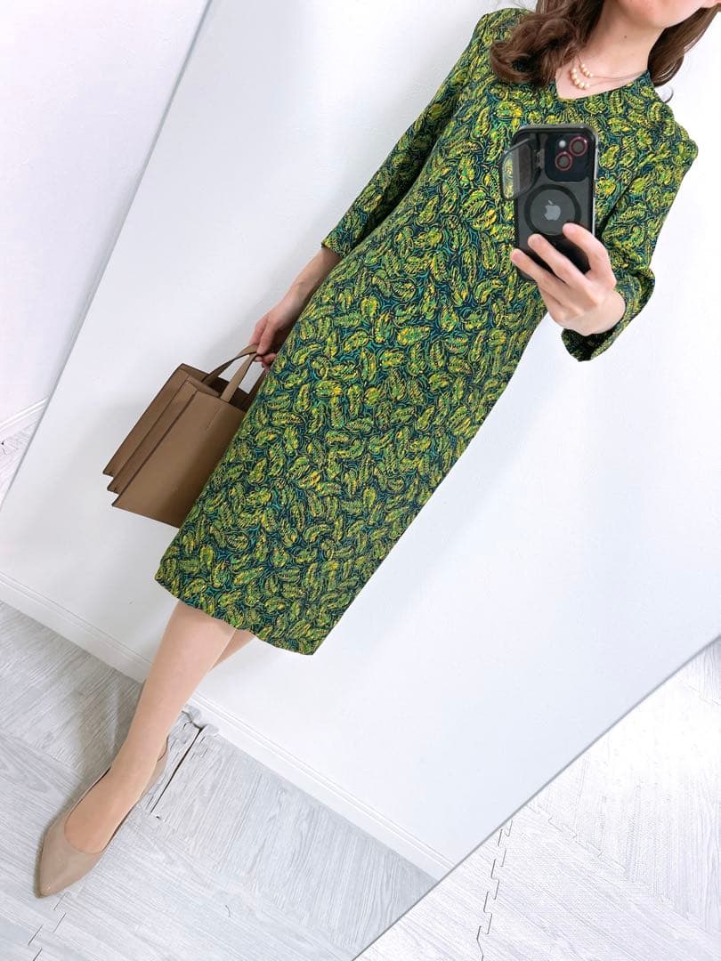【美品✨】定価15万❤️ジュンアシダ✨サイズ7（S）ワンピース✨
