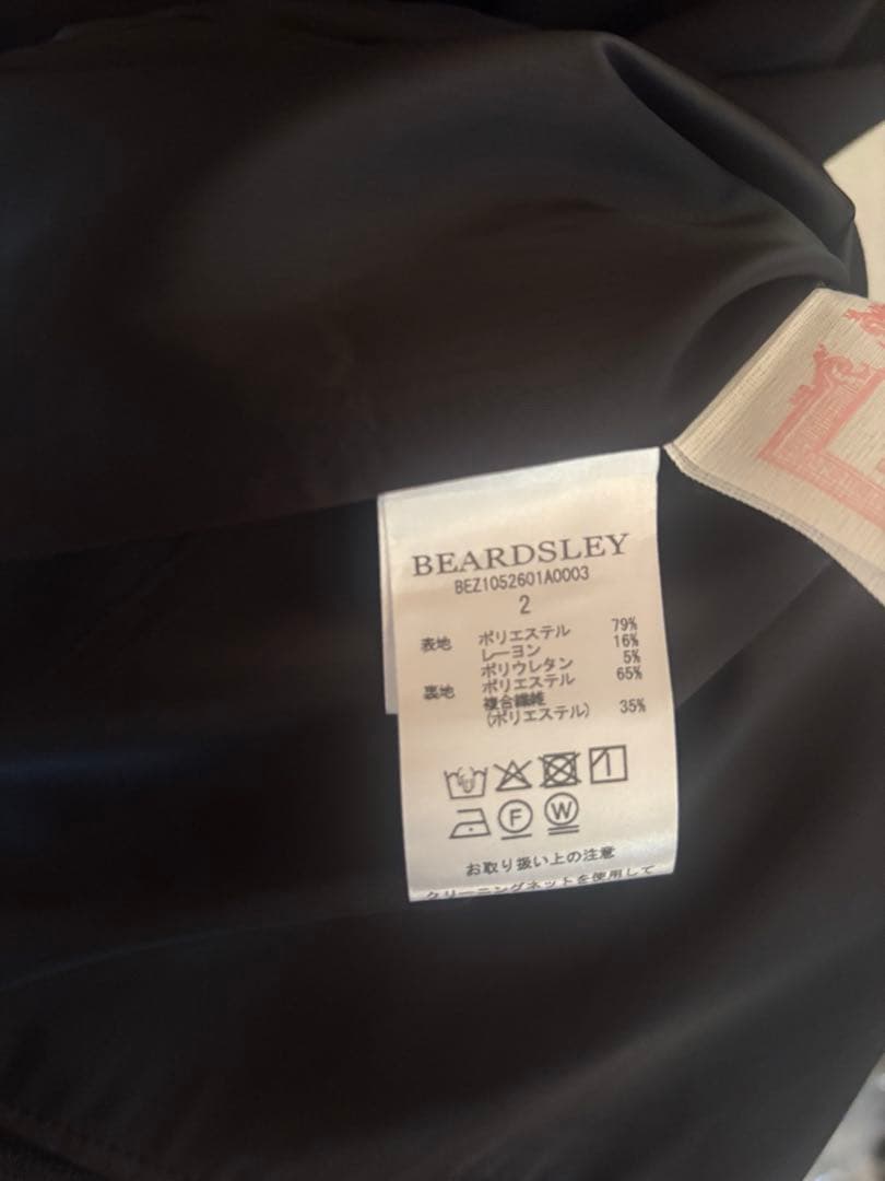 【新品未使用】BEARDSLEY ダンボールタイトスカート ブラック サイズ2