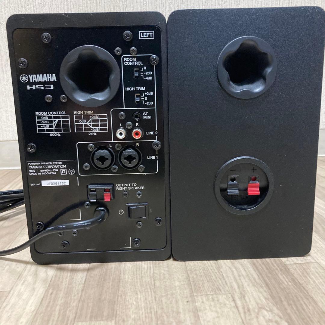Yamaha モニタースピーカー HS3本体、スタンドサービス