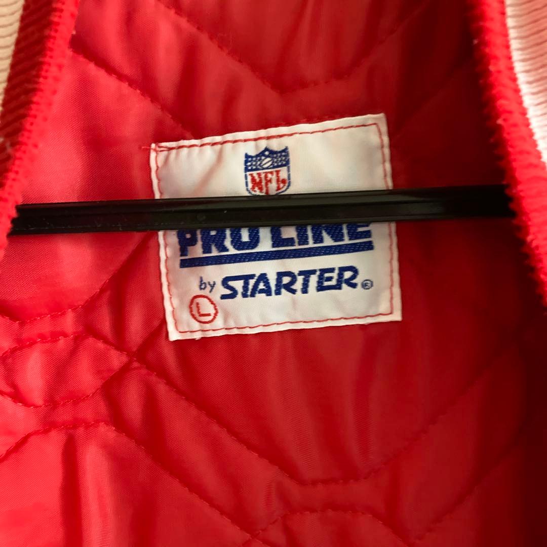 値下げ　スターター　NFL 49ers アワードジャケット　スタジャン　希少古着
