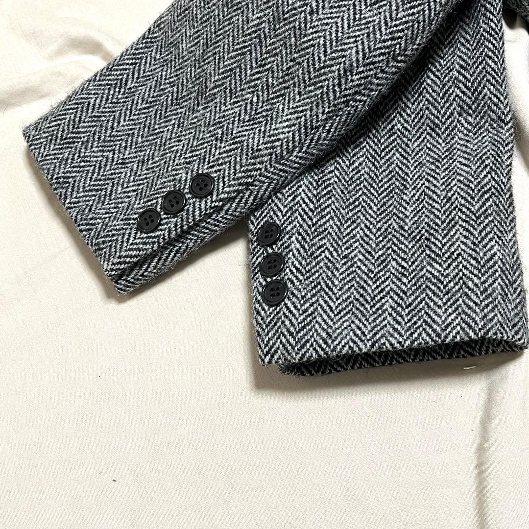 【AW2020美品XL】ハリスツイード　テーラードジャケット　ヘリンボーン　近年