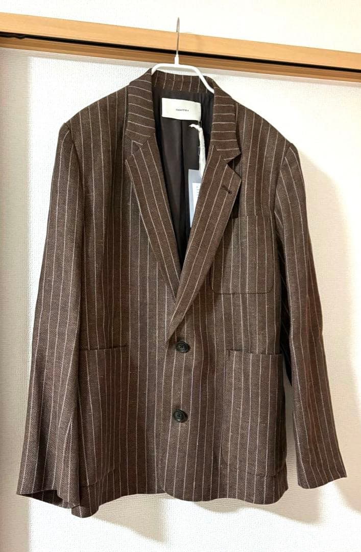 ジャケット・アウター TODAYFUL / Boyfriend Stripe Linen Jacket