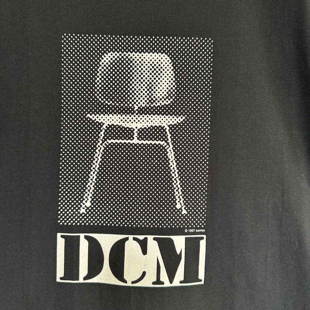 90s eamas DCM 椅子グラフィック メンズ　Tシャツ 黒 美品
