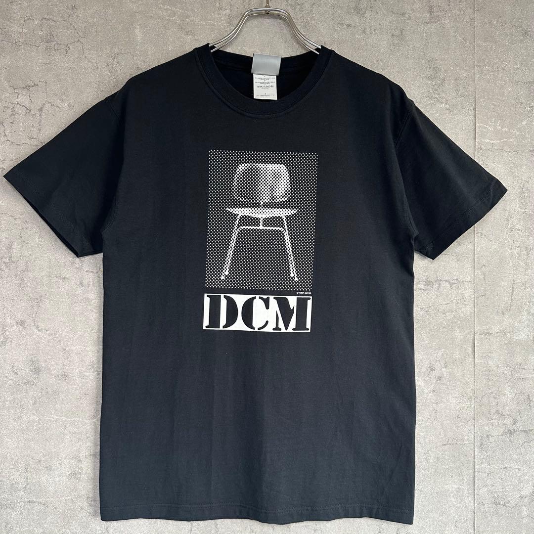 90s eamas DCM 椅子グラフィック メンズ　Tシャツ 黒 美品
