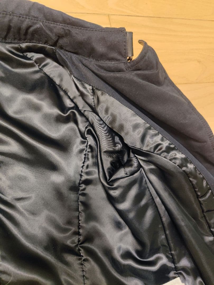 EMPORIO ARMANI 黒コート レディース40 美品 上品シルエット