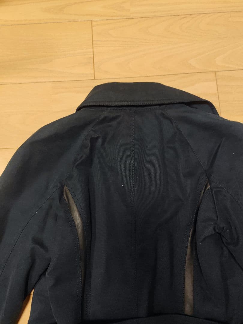EMPORIO ARMANI 黒コート レディース40 美品 上品シルエット