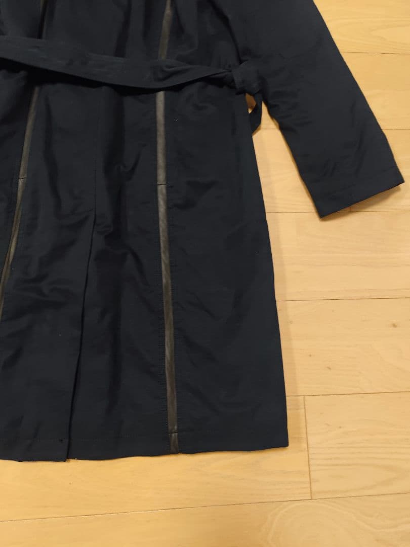 EMPORIO ARMANI 黒コート レディース40 美品 上品シルエット