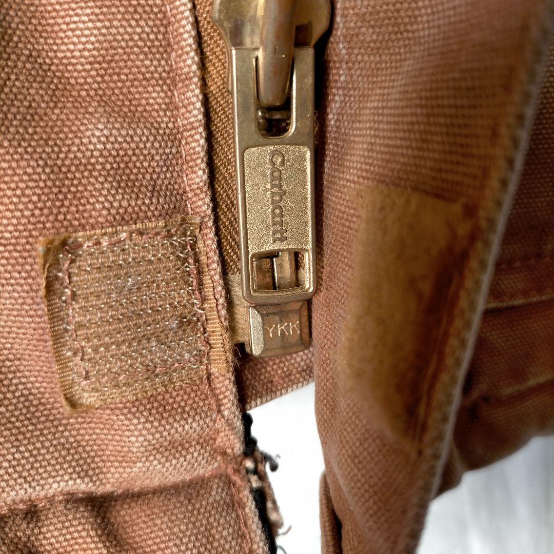 リ*ヘ様 Carhartt トラディショナルジャケット　短丈 L 企業ロゴ　メキ