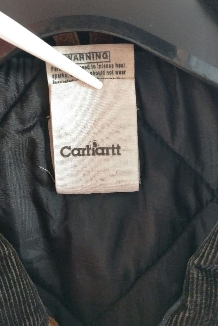 リ*ヘ様 Carhartt トラディショナルジャケット　短丈 L 企業ロゴ　メキ