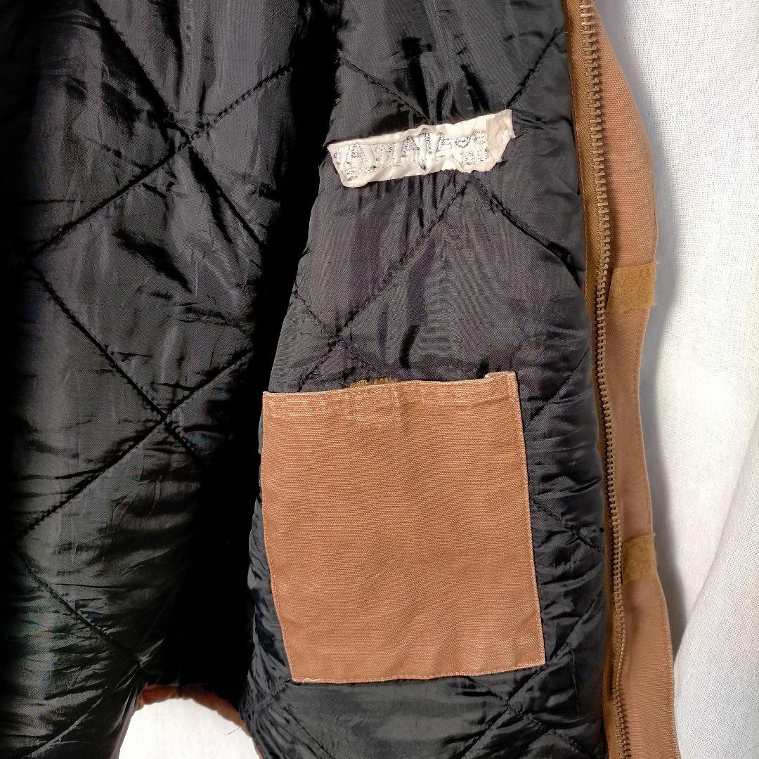 リ*ヘ様 Carhartt トラディショナルジャケット　短丈 L 企業ロゴ　メキ