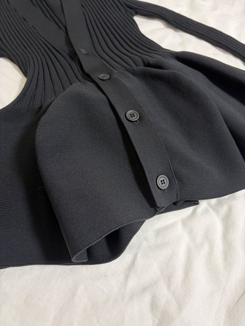 CFCL POTTERY CARDIGAN カーディガン黒　サイズ3