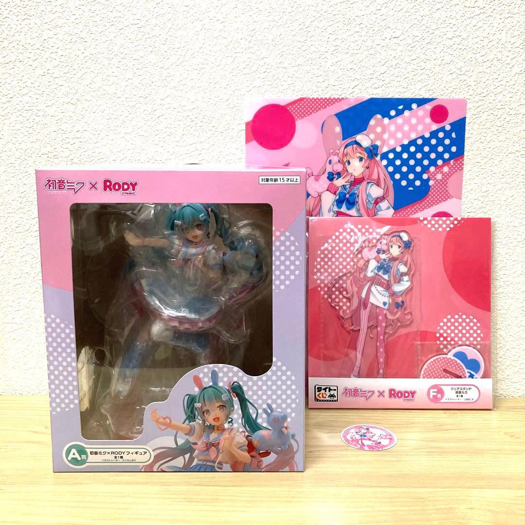 タイトーくじ 初音ミク✕RODY A賞 初音ミク フィギュア F賞 K賞 新品