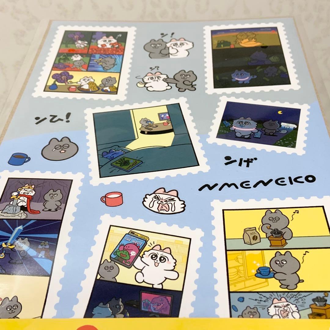 ⑤ ンめねこ F賞 名場面写ステッカー SEGA ラッキーくじ