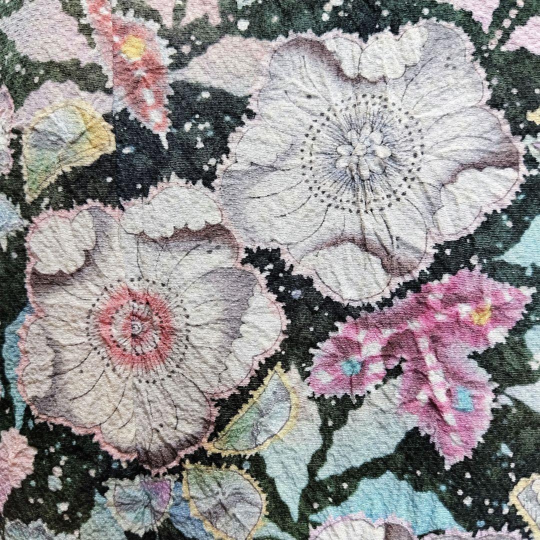 振袖フルセット(8点)名門！翠山工房 落款入り・辻ヶ花・辻が花・絞り・やまと御誂