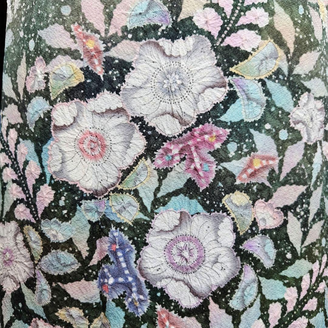 振袖フルセット(8点)名門！翠山工房 落款入り・辻ヶ花・辻が花・絞り・やまと御誂