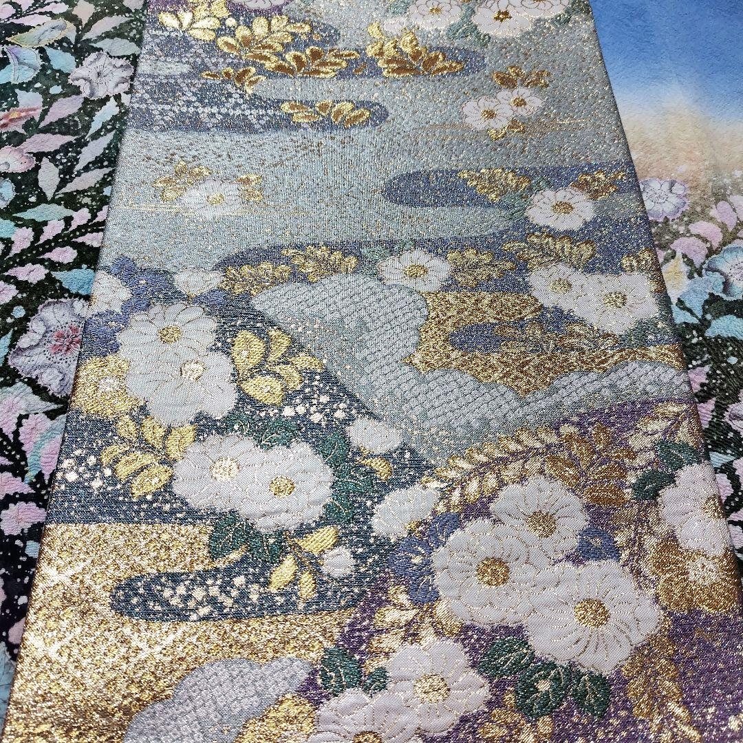 振袖フルセット(8点)名門！翠山工房 落款入り・辻ヶ花・辻が花・絞り・やまと御誂