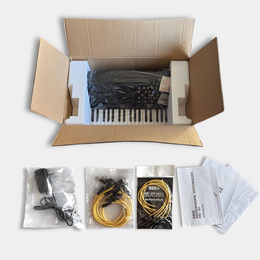 korg ms-20 mini 新品＋ケース(¥7000)セミモジュラーシンセ