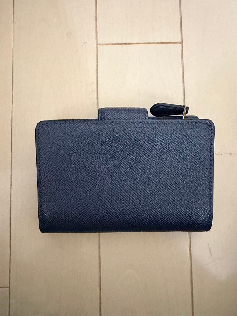 COACH 二つ折り財布 ネイビー