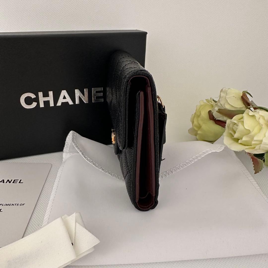 新品未使用 CHANEL シャネル ノベルティ 三つ折り財布 カードケース
