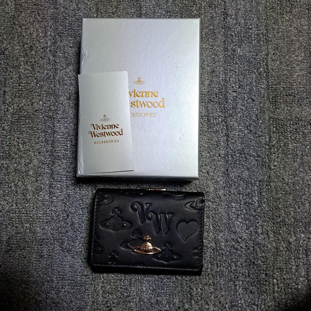 1*虎様 Vivienne Westwood 三つ折り財布 黒