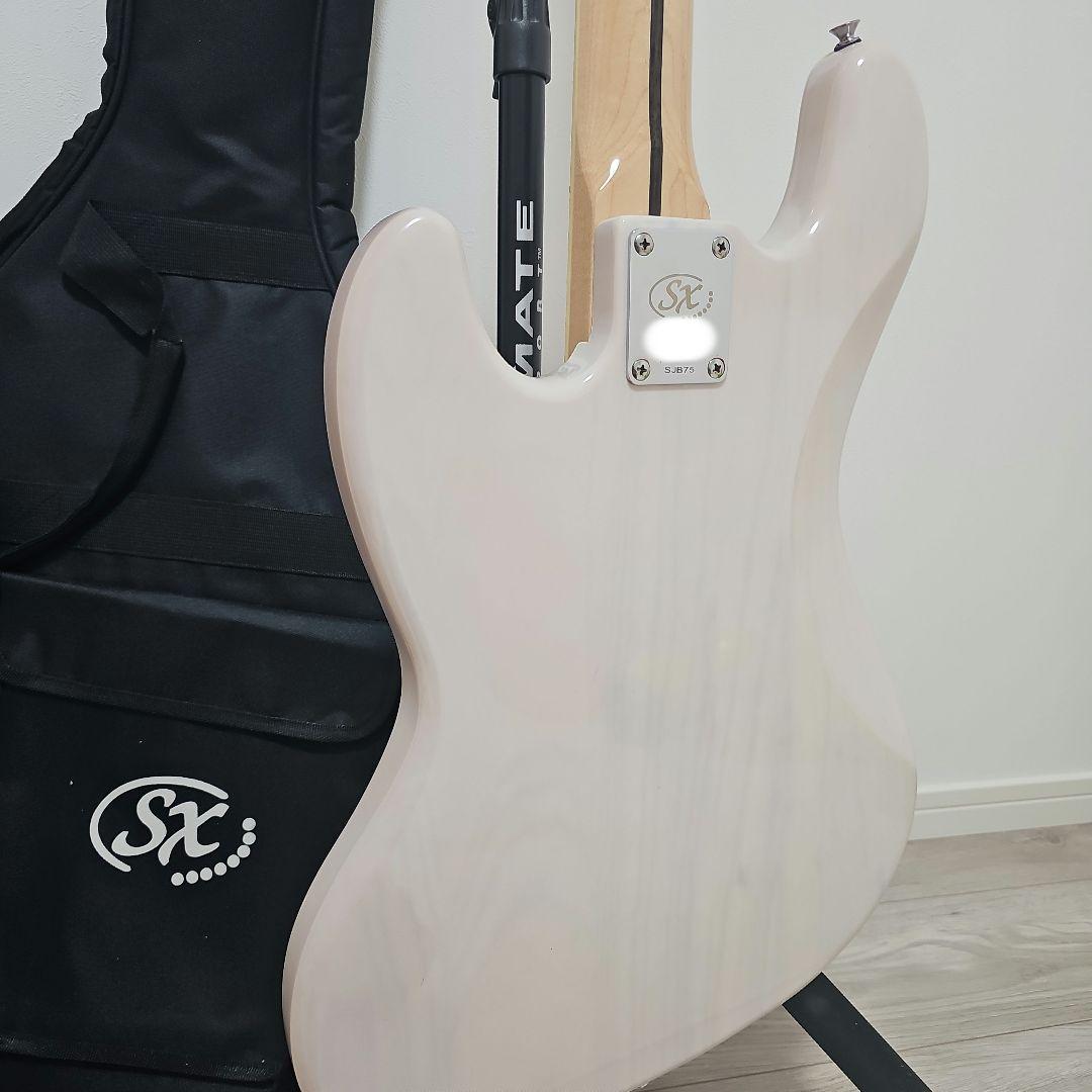 【価格交渉可】SX SJB75P/TWH ジャズベース ギグバッグ付き