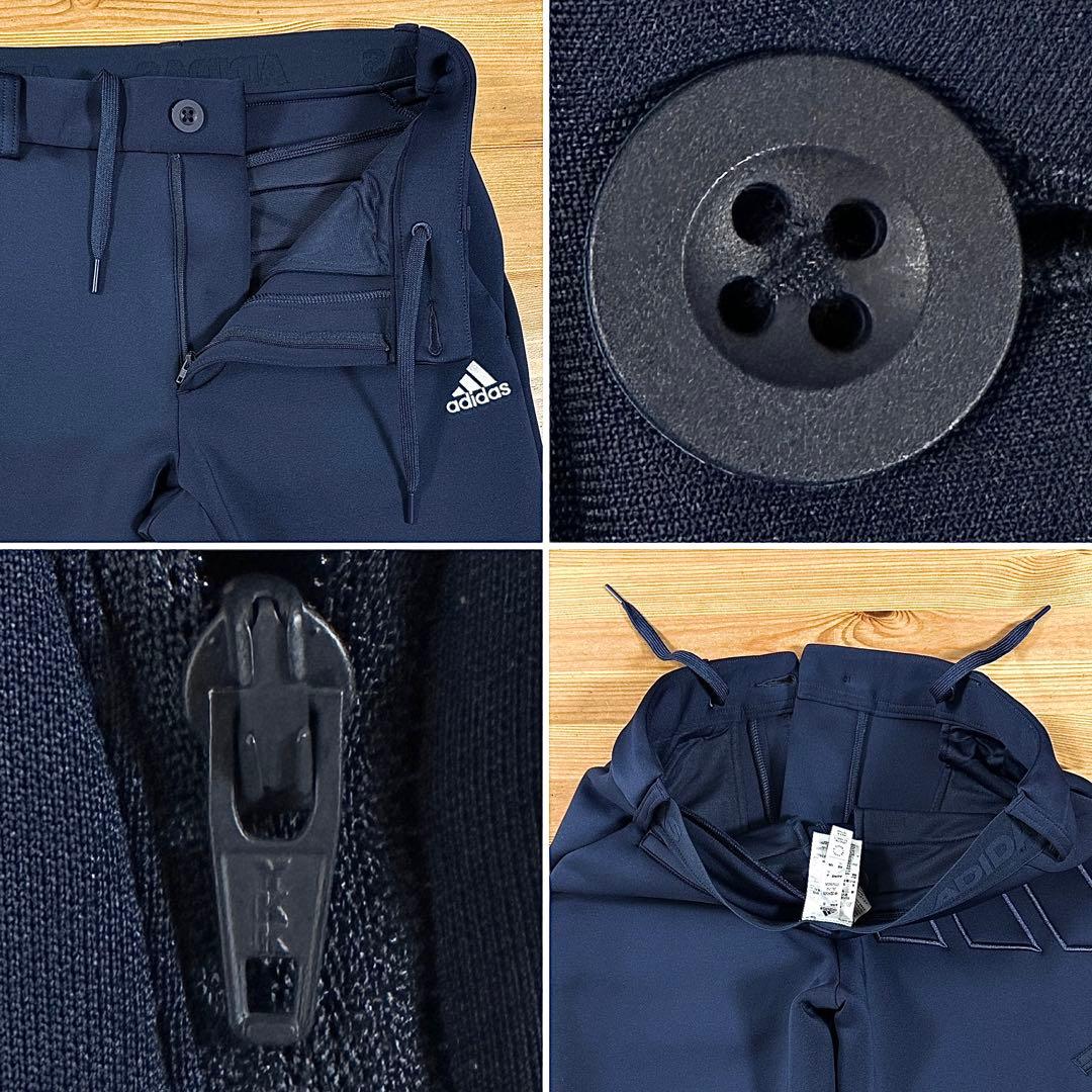☆美品☆ adidas GOLF ストレッチダンボールニットジョガーパンツ 保温
