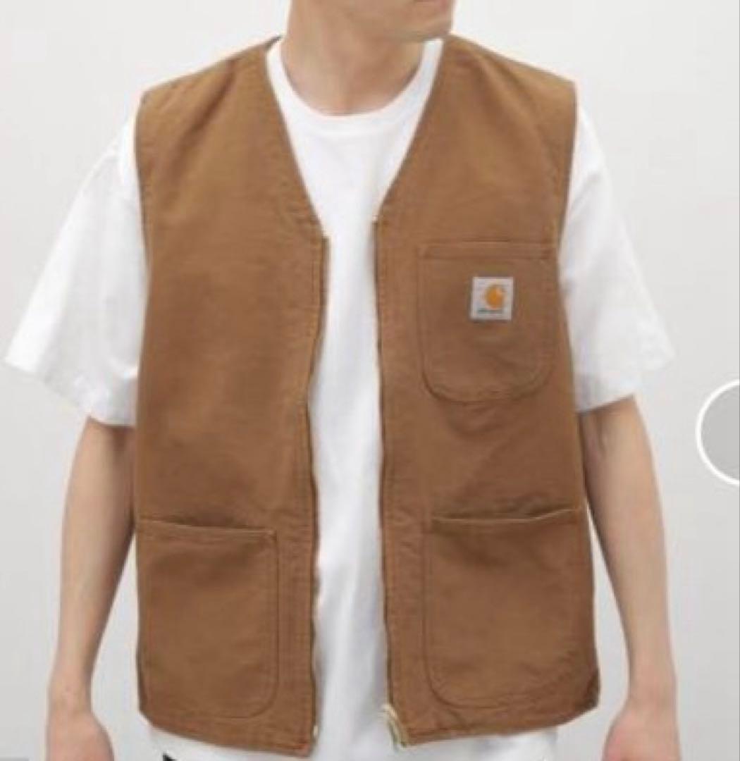 CarHartt （カーハート）アーバーべストほぼ未使用】Lオーガニックコットン