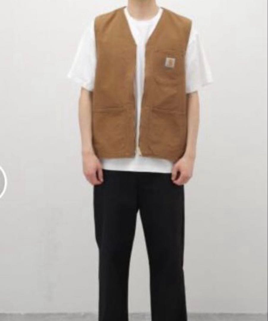 CarHartt （カーハート）アーバーべストほぼ未使用】Lオーガニックコットン