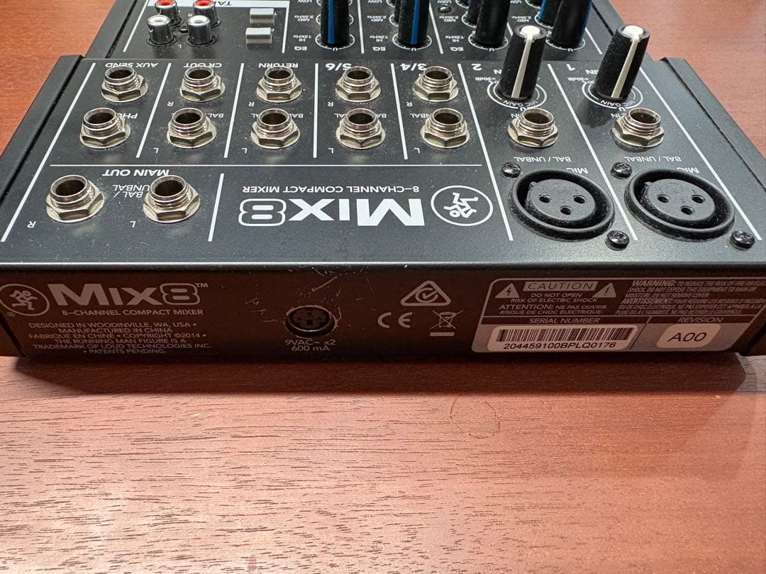 Mackie Mix8 ミキサー
