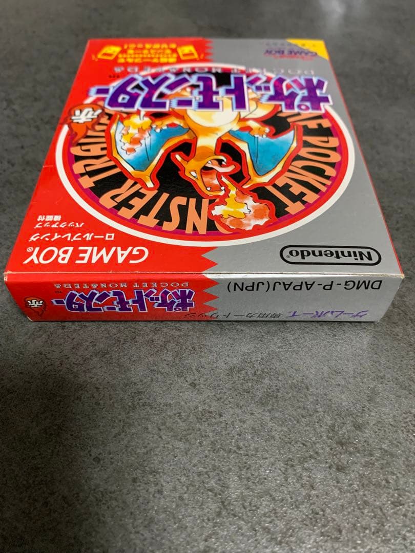 【動作確認済】ゲームボーイ　ポケットモンスター　赤　ソフト　箱付
