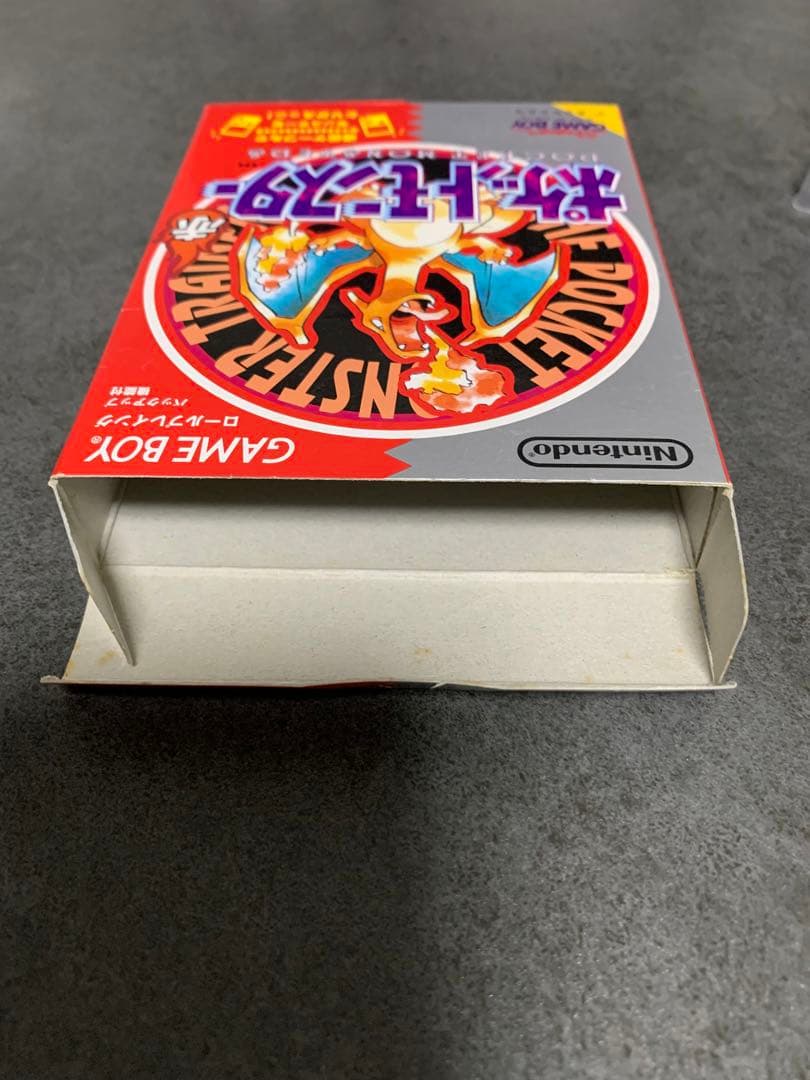 【動作確認済】ゲームボーイ　ポケットモンスター　赤　ソフト　箱付