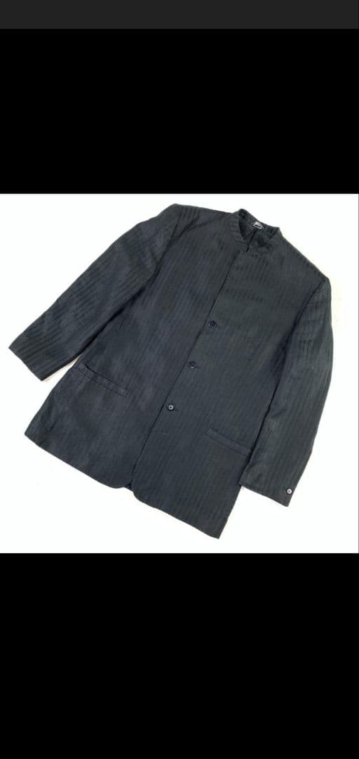 GIANNI VERSACE ストライプ ブラックスーツ