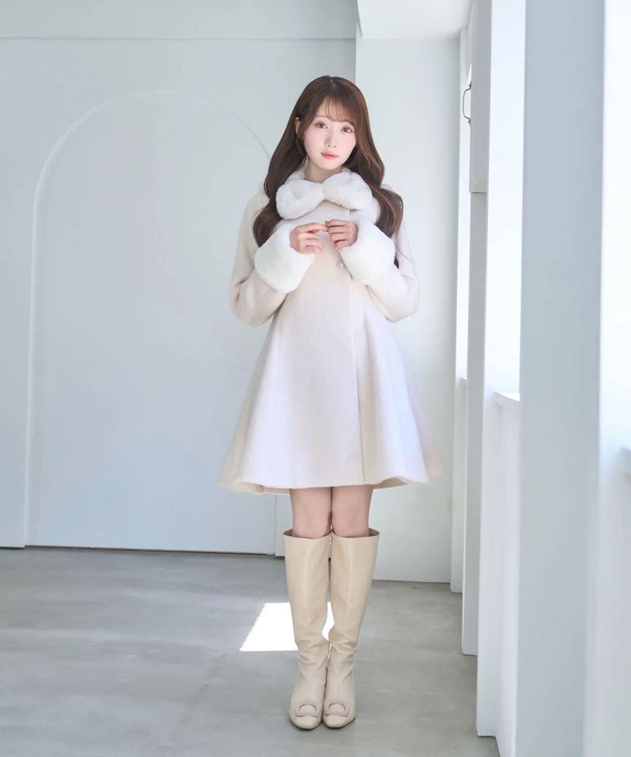 Rosé Muse ロゼミューズ tippet set flare coat
