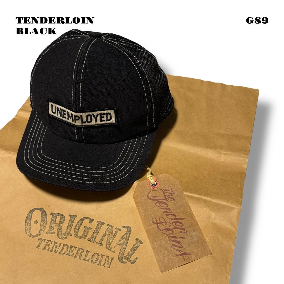 ★限定出品★ TENDERLOIN メッシュキャップ UNEMPLOYED 黒