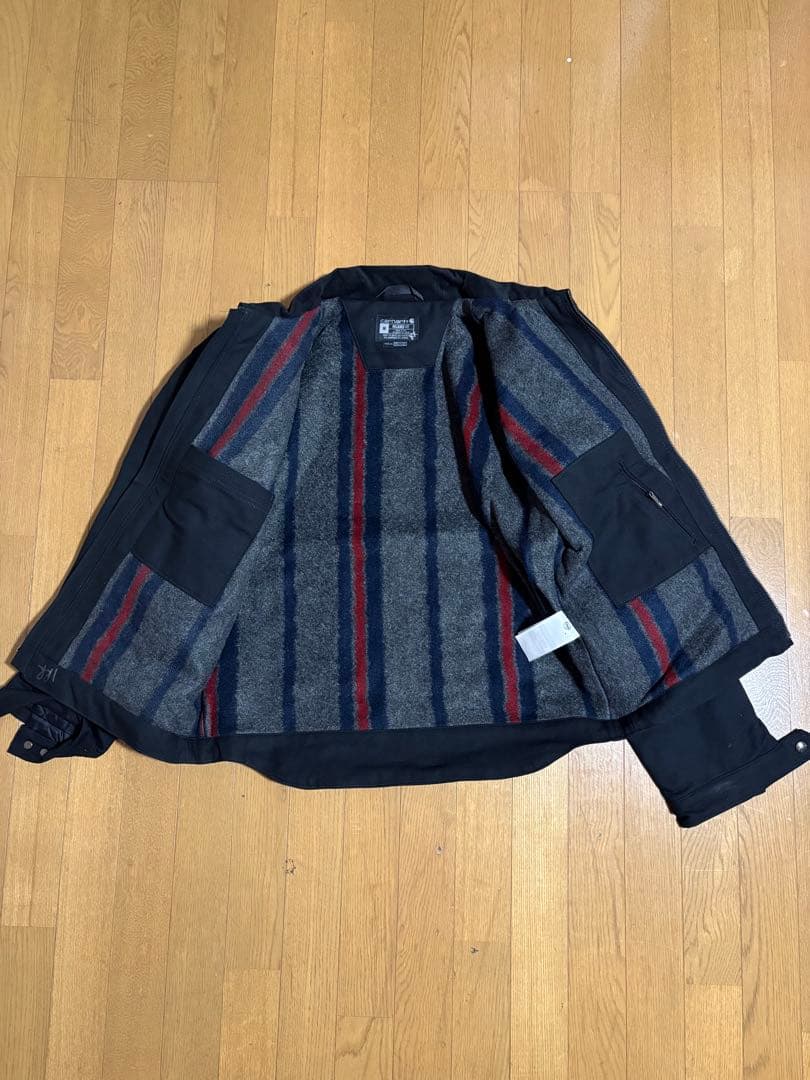 Carhartt ブラックmade in USA デトロイトジャケット Mサイズ