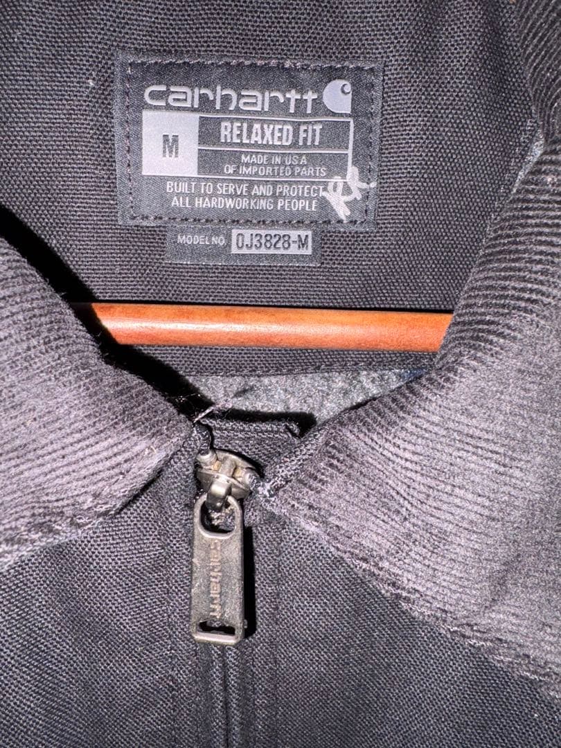 Carhartt ブラックmade in USA デトロイトジャケット Mサイズ