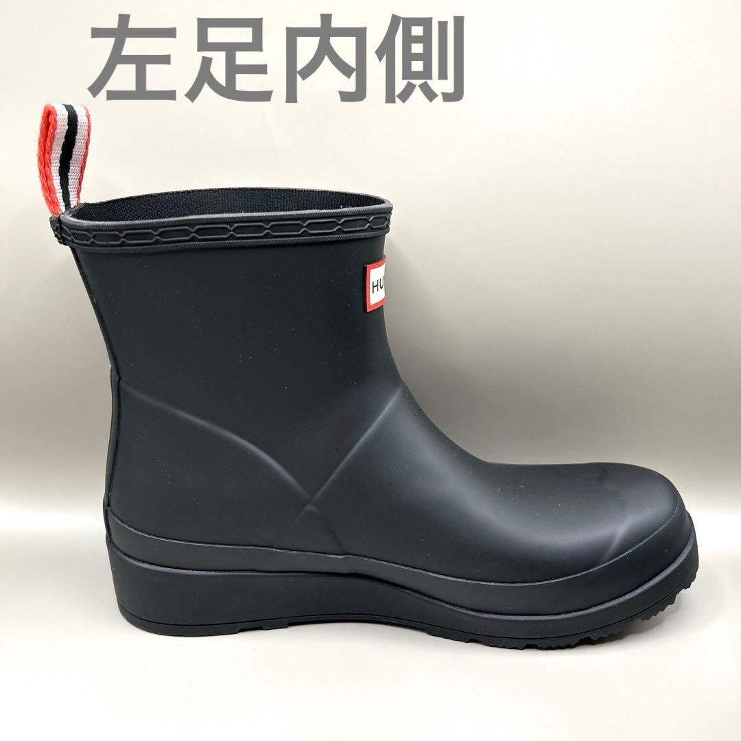 ハンター　HUNTER レインブーツ ショート UK5 24 長靴 黒 ブラック