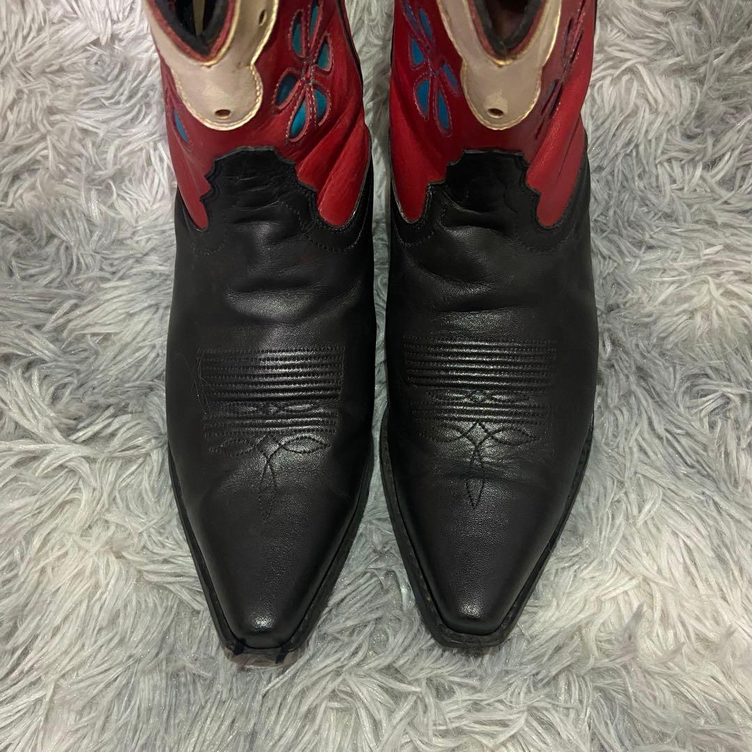 Tony Lama トニーラマ ウェスタンブーツ 25 マルチカラー ショート