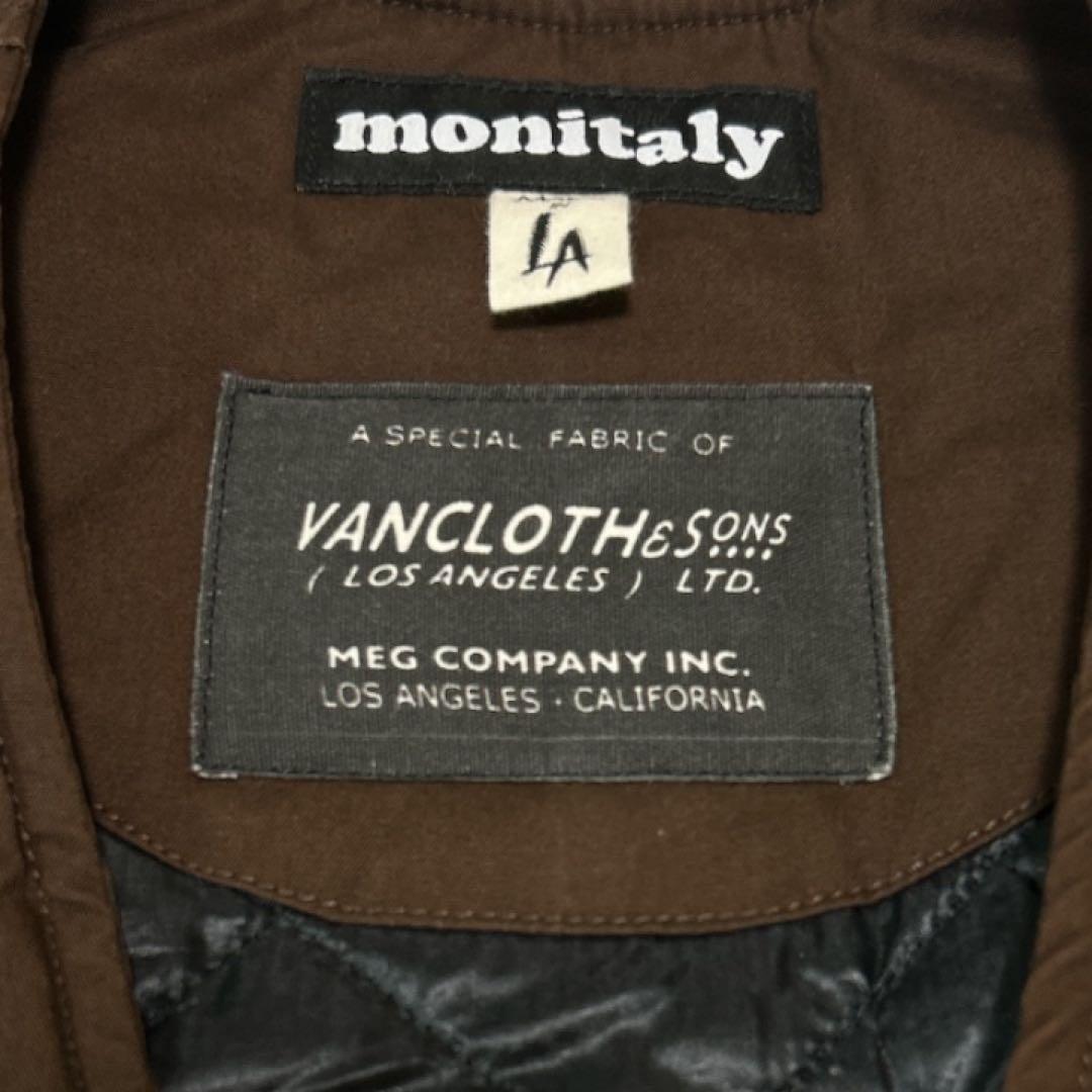 美品 モニタリー Monitaly ミリタリーベスト 38 ダークブラウン