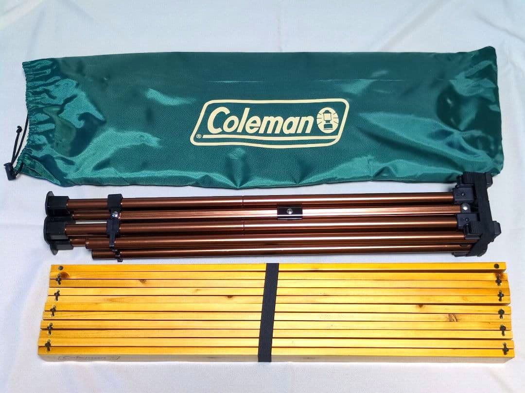コールマン ナチュラルウッドロールテーブルクラシック 65