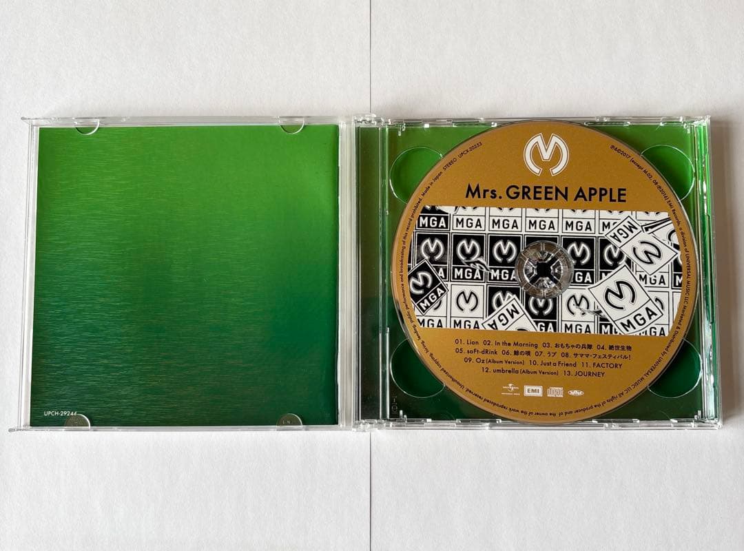 Mrs. GREEN APPLE 2ndアルバム　CD＋DVD 初回限定盤